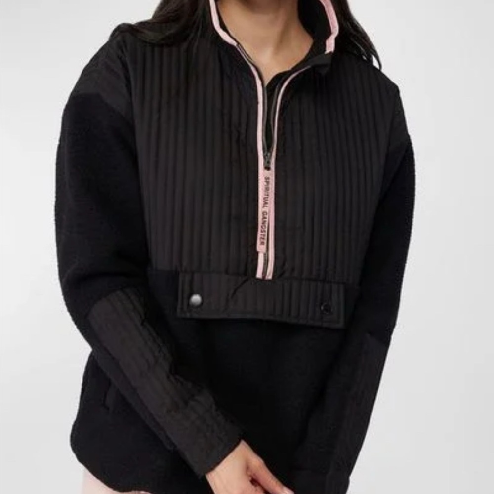 Spiritual Gangster Sherpa half zip